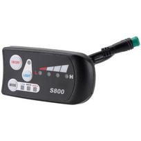 NEW HOT In Stock-Electric Bicycle 36V48V S800 LED LCD Meter Control Panel Display For Ebike Controller 5 Pin Waterproof Plug Con