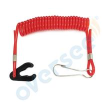 Boat Motor Kill Stop Switch Key Rope Safety Lanyard Tether Waterproof Design for Yamaha Outboard 1pcs