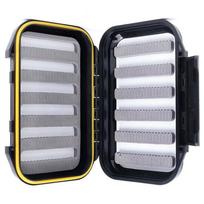 Oem Abs Double Sides 135*88*36mm Fly Fishing Storage Box Waterproof Fishing Lure Hook Tackle Box