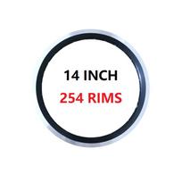 Folding Bike Rim with Double Layer 254 Rims BMX 14   1.0-2.125 20-28 Hole A/V Valve for BAT410 BYA412 20H