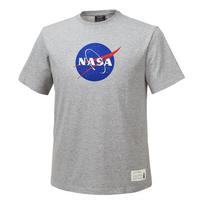 Nasa Unisex Training Cotton Blend Round Neck Short Sleeve T-Shirt [Light Melange] 95