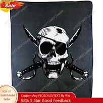 Cutlass Crossbones Pirate Super Soft Throw Blanket Throw Blanket for Bedroom Living Room Spring Time Holidays Custom blankets Size: 75*100cm, Weight: 230 GSM