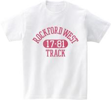 Awesome Us (23Ss) Rockford West Logo Viva Magenta Short Sleeve T-Shirt White Xl/Free