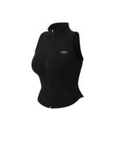 Born To Win Active Line Full Zip-Up Tank Top [Black] Black/1