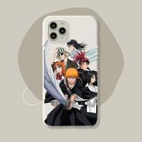 Anime Bleach Kurosaki Ichigo Phone Case for iPhone 11 12 13 Mini Pro Xs Max 8 7 6 6S Plus X XR Solid Candy Color Case 6plus or 6splus