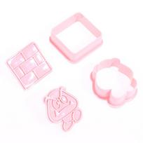 6Pcs/Set Mario Cookie Mold Anime Action Figure Cookie Fondant 3D Press Mold