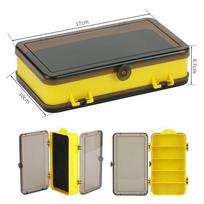 Tuohang dvipusė dvisluoksnė dėžutė masalams, kabliukams ir priedams - minkštų ir kietų masalų laikymo dėžutė double-sided lure box