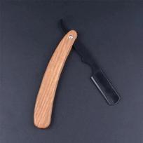 Beard Shaver Rosewood Fold Stainless Steel Beard Shaver Shave The Face Portable Folding Shaver for Men