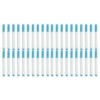 40Pcs Erasable Whiteboard Markers Quick Drying Water Base Marker Pen for Whiteboard Chalkboard Bulletin Board 1MM Tip šviesiai mėlyna spalva