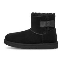 UGG Bailey Round Toe Versatile Comfortable Short Snow Boots Women boots Black 1123621-BLK 36