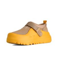 UGG Peakmod Cow Split Leather Round Toe Thick Sole Low Top Casual Shoes Unisex Casual Shoes Wheat-Yellow 1171355-MMM 43