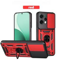 Šarvo dėklas For Oppo Reno 14 Pro 14F 5G Dėklas Stumdomas kameros apsauginis žiedas Laikiklis Telefono dangtelis Reno14 F 14pro 5G Atsparus smūgiams Coque Oppo Reno14
