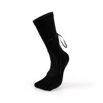 MEIKAN Women's Non-Slip Mid-Calf Ribbon Toe Socks for Yoga Women's size juoda