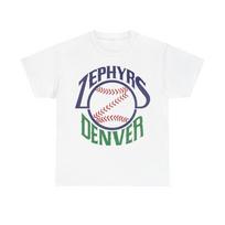 Denver Zephyrs Nostalgic Retro Baseball Team T-shirt 3XL