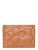 Marimekko - Card Holder Unikko - Kortelių dėklas - Ruda