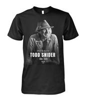 RIP Todd Snider 1966 2025 Black S-5XL Shirt AD896 Unisex T-Shirt XXXXL