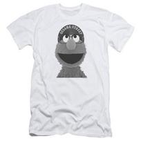 Sesame Street Elmo Lee Adult 30/1 T-Shirt White Unisex T-Shirt S