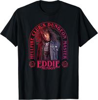 Stranger Things 4 Eddie Munson Hellfire Club Dungeon Master T-Shirt Unisex T-Shirt M black