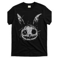 European sizes Evil Scary Bunny Rabbit Alt Goth Grunge Aesthetic T Shirt Cool Design Street Trending Style Men'S Tee Comfortable Men'S T Shirts S juoda