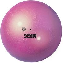 SASAKI Aurora Ball, 18.5cm Diameter, French Rose, M-207AU-F, Rhythmic Gymnastics Ball, International Gymnastics Federation Certified and Japan