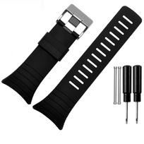 Smart Silicone Watchband For SUUNTO CORE series High Quality silicone Rubber Watch Strap outdoor sport Waterproof Wristband 35mm 35mm