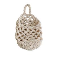 Storage Basket with Handle Wall Hanging Plant Baskets Hand-Woven Cotton Rope Planters for Fruits Plants Small balta
