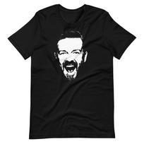 Ricky Gervais Fan Art Black Tee Short-Sleeve Unisex T-Shirt XL