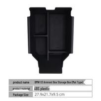 Compatible with 25 BMW X3 Models: Center Console Armrest Storage Organizer and Interior Accessories.
