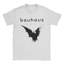 The Black Bat Bauhaus T-Shirts for Men Vintage Cotton Tee Shirt Crewneck Short Sleeve T Shirts New Arrival Clothing - Men's S... S įvairiaspalvis