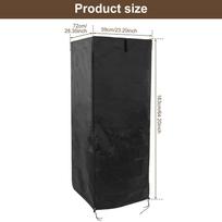 Waterproof Bun Rack Cover Baking Rack Dust Cover with Zipper Multipurpose Keeping Fresh Bun Pan Bakery Rack Cover for Bakeries