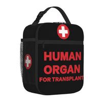 Juokingas žmogaus organas transplantacijai Izoliuotas pietų krepšys Daugkartinis Vandeniui atsparus Šiluminis Oksfordo Bento krepšys darbui Kelionėms Iškylai