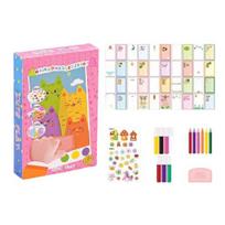 1/2 Sets Children Rainbow Scratch Art Kit Squeegee Painting Craft Cards DIY Postcards Scratch Paper Art Set Party Favors Gifts for Toddlers Girls 1 Set
