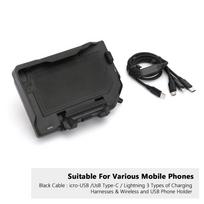 For BMW R1250GS ADV R1200GS F850GS F900GS ADV F750GS F800GS Wireless Charger USB Navigation Mobile Phone Holder F900XR F900R