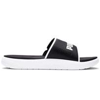 PUMA Softride vyriškos šlepetės juodos baltos 382111-01 EU 39 black