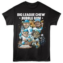 Big League Chew Bubble Gum Baseball Player Collage Flying Dirt Men's T Shirt L