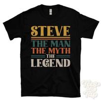 Steve name t-shirt, The Man The Myth The Legend shirt, Men's graphic tee L