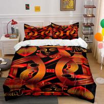 Abstract playing card design. Bedding sets Duvet cover sets Duvet covers Pillowcases(1*Duvet Cover 2*Pillowcases without duvet insert) 135x200cm