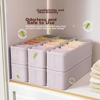 3-Pack Sock Storage Box, Drawer-Style Underwear Organizer, Closet Undergarment Sorting Box for Intimate Apparel Classification And Storage