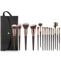 15pcs/set Make Up Tool Makeup Brushes Kit Face Bronzer Eyebrow Brush Liner Brow Brush  Women juoda