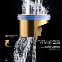 2 Pack Brass Floor Drain Sewer Core Rapid Drainage Drain Stopper Deodorizing Core  Utility Room auksas