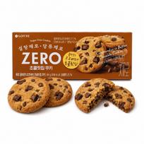 Lotte ZERO Compound‑co‑co Sviestiniai šokoladiniai sausainiai 84g Chocolate Cookies 84g orange