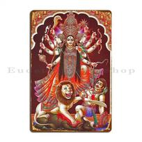 Kali The Hindu Goddess Metal Plaque Bar Printed Cave Garage Cinema Tin Sign Poster 20x30cm（7.8x11.8inch）
