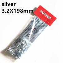 36 pcs Motorcycle 198/225/230/238/250mm 10G 9G Diameter 3.2mm 3.5mm spokes for Motocross Dirt Pit Bike E-bicycle wheel rims 3.2mmX198mm 36pcs