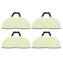 4PCS Microfiber Vacuum Floor Mop for Shark RV2410WD/RV2610WD/RV2610WA Hard Floors geltona