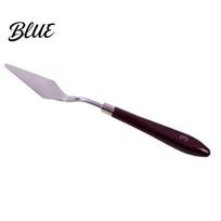Acrylic Painting Supplies Oil Scraper Stainless Steel with Wooden Handle Palette Cutter Paint Professional Artist Knives Evenly Mixed Art C