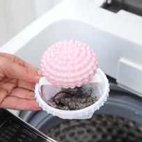 Easy-Install Hair and Debris Catcher for Washing Machine - No Battery Required, Convenient and Efficient 1pc rožinė