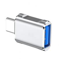 Metal USB to Type C OTG Converter Plugs and Play Adapter Connect USB Peripherals as Keyboards Mouse Mobile Devices sidabras
