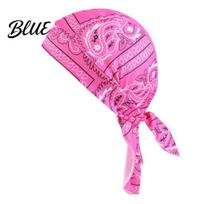 Comfortable Sports Cap Pirate Hat Adjustable Streamer Design Hip-hop Cap Cashew Print Street Non-Slip Hat Style Breathable Elastic Fabric rožinė raudona spalva