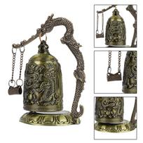 Bronze Dragon Bell Decoration Alloy Feng Shui Bell Desk Ornament  Home Office Decor