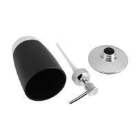 4 Piece Includes Cup Toothbrush Holder Soap Dish Bathroom Accessories Set juoda